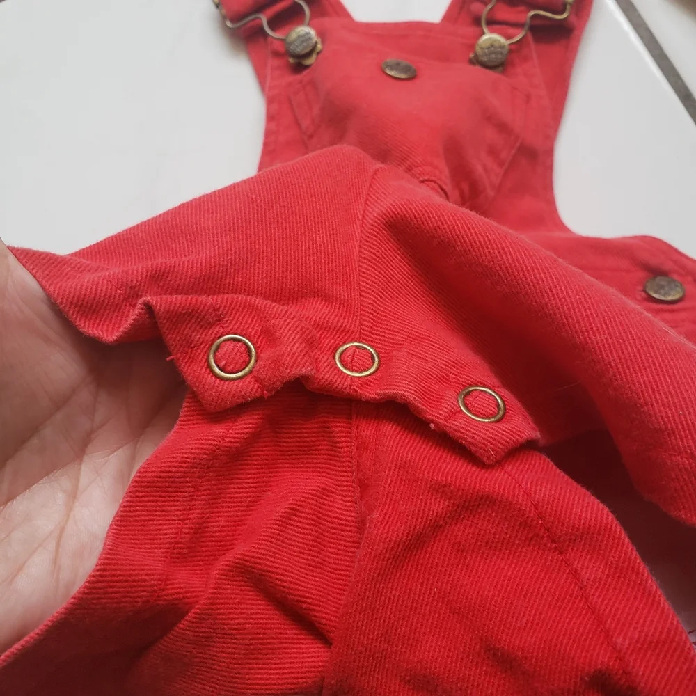 Ralph L. & Happy Kid 💙‎ Vintage Overalls Top Plaid